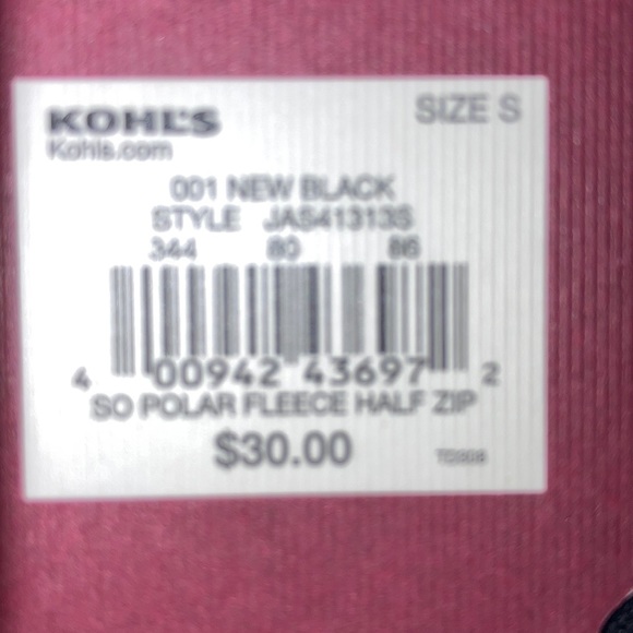 SO Polar Fleece Half Zip - Picture 5 of 5